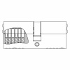 Цилиндровый механизм Гардиан GB ключ-ключ Никель